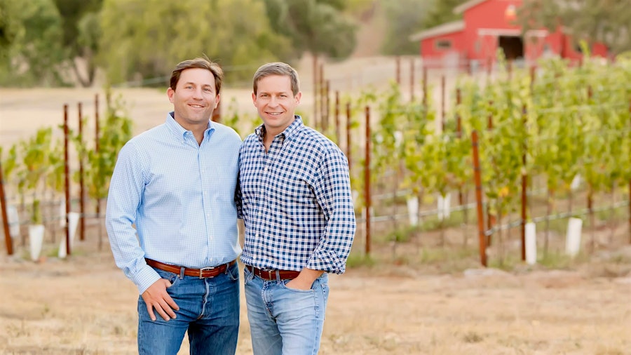Brothers Mark, left, and Ben McWIlliams have decided to shut down Arista winery and focus on their commercial real estate company.