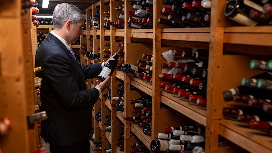 Christian Borel knows the cellar at L’Auberge Provençale very well, so he quickly knew that something was amiss.