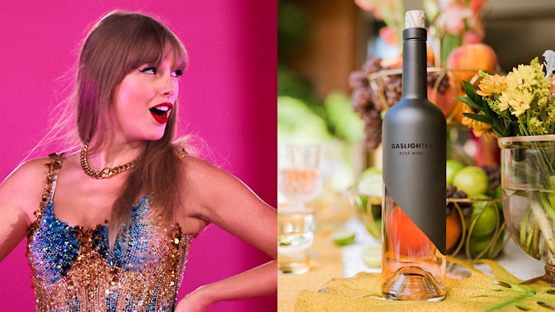 New Photo Shows Taylor Swift Drinking Gaslighter Rosé—Sparking a Fan Frenzy