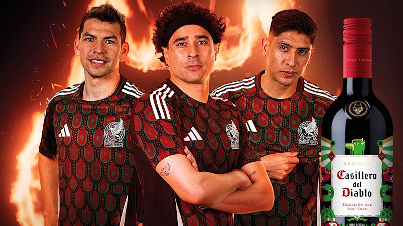 Goooaaalll! Chile's Concha y Toro Partners with Mexican National Soccer Teams on a Limited-Edition Wine