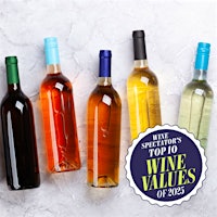 Graphic for 123联盟飞艇开奖网’s Top 10 Wine Values of 2025, featuring six bottles of wineThe Top 10 Wine Values of 2025
